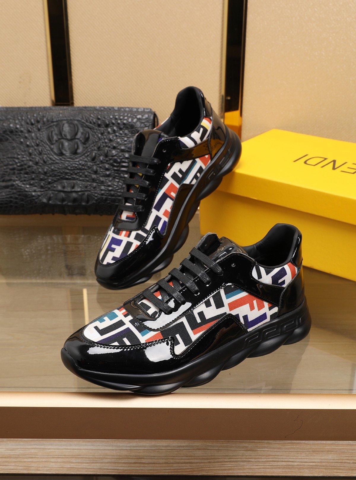 Fendi Casual Shoes For Men #756575 $82.45, Wholesale Replica Fendi ...