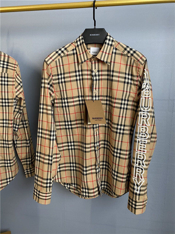 Burberry Shirts Long Sleeved Polo For 